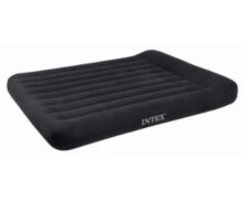 Велюровий надувний матрац Intex 66770. Розмір 203 x 183 x 30 см з підголовником**