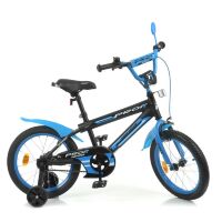 Дитячий двоколісний велосипед PROFI Y16323 Inspirer / колеса 16д / чорно-синій**