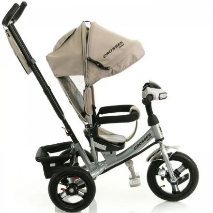 Триколісний велосипед Crosser One T1 бежевий