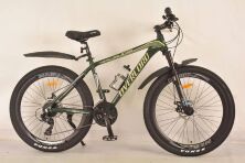 Гірський спортивний велосипед 29 дюймів S700 Mercury-OVERLORD / 24 швидкості / Shimano / з пляшкою / зелений