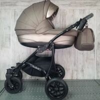 Коляска дитяча універсальна класична 2 в 1 AVALON BUENO чорна