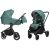 Коляска універсальна CARRELLO CRL-8510/1 Green Tea рама матова з дощовиком зелена