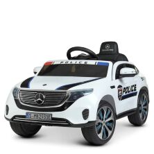 Дитячий електромобіль машина джип Mercedes M 4519EBLR-1 Поліція EVA колесах / колір білий**
