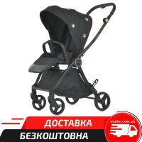 Прогулянкова дитяча коляска El Camino ME 1078 VERSA Melange Gray/сіра