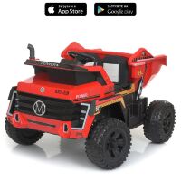 Дитячий двомісний електромобіль Самоскид Bambi Racer 4WD M 4521EBLR-3 на EVA колесах / червоний**