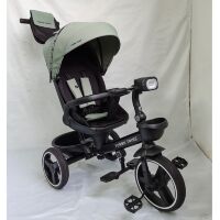 Триколісний велосипед-коляска TURBOTRIKE MT 1002-1 Frost Green поворотне сидіння