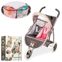 Коляска-Тростина для ляльок двійнят DeCuevas 90311 висота 75 см