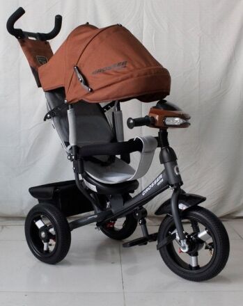 Триколісний велосипед Crosser One T1 коричневий