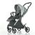 Прогулянкова дитяча коляска El Camino ME 1078 VERSA Melange Gray/сіра