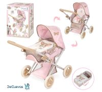 Decuevas 85143 Коляска складна для ляльок 3 в 1 з переносною сумкою Didi 2021 - 53см