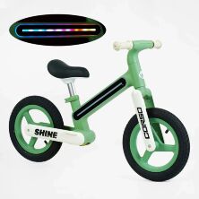 Дитячий біговел-велобіг «Corso Shine» JT-10078 нейлонова вилка та рама зі світлом, надувні колеса 12 дюймів