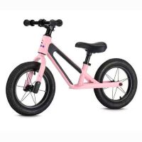 Дитячий біговел-велобіг двоколісний MBB 1052-3 надувні колеса 14 дюймів рожевий для дівчинки