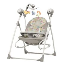 Дитячі колиска-гойдалка CARRELLO Nanny 3в1 CRL-0005 Grey Planet сірий