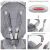 ⏩ Велосипед-коляска дитячий триколісний Turbo Trike M 4058-19 Grey **