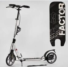 Самокат алюмінієвий Best Scooter BS-81766 (4) "Factor", ручне дискове гальмо, діаметр PU коліс - 200мм