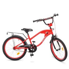 Дитячий велосипед колеса 20 дюймів PROFI TRAVELER Y20181 сталева рама Червоний**