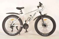 Гірський спортивний велосипед 29 дюймів S700 Mercury-OVERLORD / 24 швидкості / Shimano / з пляшкою / білий