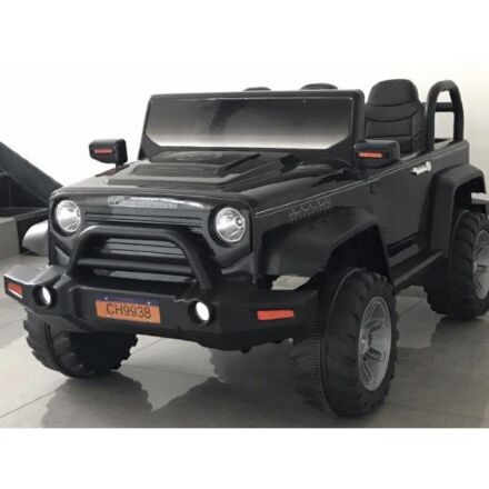 Дитячий електромобіль джип CH938C чорний MP3, SD слот, USB повний привід 4X4