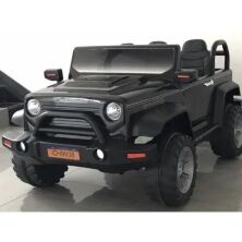Дитячий електромобіль джип CH938C чорний MP3, SD слот, USB повний привід 4X4