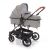 Коляска-трансформер дитячий класична універсальна Lorelli S-500 Dark Grey Lighthouse з автокріслом