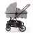 Коляска-трансформер дитячий класична універсальна Lorelli S-500 Dark Grey Lighthouse з автокріслом