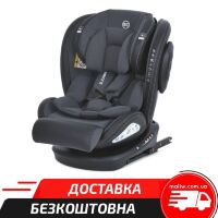 Дитяче автокрісло El Camino Evolution 2 ME 1045 Melange Gray із системою isofix, поворотне 360 / сіре