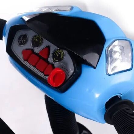 Велосипед коляска дитячий триколісний Baby Trike 6595Г з ключем запалювання / блакитний