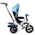 Велосипед коляска дитячий триколісний Baby Trike 6595Г з ключем запалювання / блакитний