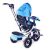 Велосипед коляска дитячий триколісний Baby Trike 6595Г з ключем запалювання / блакитний