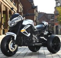 Дитячий електромобіль МОТОЦИКЛ трицикл Bambi Racer M 4152EL-1 з MP3 на EVA колесах / білий*&**