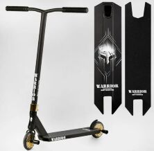 Трюковий двоколісний самокат Best Scooter T-50615 "Warrior" HIC-система ПЕГИ Алюмінієвий диск і дека
