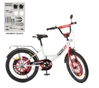 Дитячий велосипед колеса 20 дюймів PROFI Original boy XD2045 сталева рама червоно-білий **