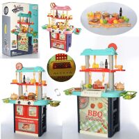 Дитячий ігровий набір інтерактивна кухня велика 8765AB звукові та світлові ефекти**