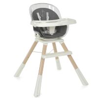Дитячий стілець для годування EL CAMINO ME 1104 TWIST Gray регульований, сірий