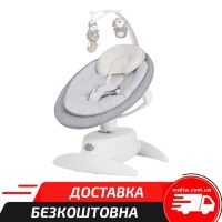 Дитячий заколисуючий центр CARRELLO Hobby CRL-10306 Steel Grey люлька-гойдалка, сірий