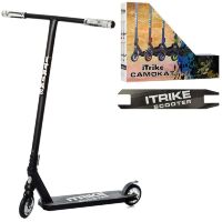 Трюкової двоколісний дитячий самокат iTrike SR2-068-4-B підлітковий з HIC системою / чорний