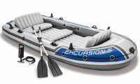 Надувний човен п'ятимісний Intex Excursion-5 68325 з веслами