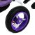 Велосипед коляска дитячий триколісний Baby Trike 6595Ф з ключем запалювання / фіолетовий