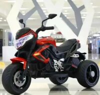 Дитячий електромобіль МОТОЦИКЛ трицикл Bambi Racer M 4152EL-3 з MP3 на EVA колесах / червоний**