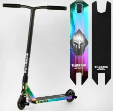 Трюковий двоколісний самокат Best Scooter T-40565 "Warrior" HIC-система ПЕГИ Алюмінієвий диск і дека
