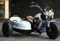 Дитячий електромотоцикл із люлькою M 5049EL-1 MP3, USB, Світлові ефекти