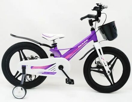 Дитячий двоколісний велосипед MARS-2 Evolution колеса 18 дюймів магнезиевая рама фіолетовий