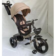 Триколісний велосипед-коляска TURBOTRIKE MT 1001-1 Almond Beige поворотне сидіння