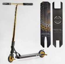 Трюковий самокат Best Scooter PL-91977 "Portal" HIC-система/алюмінієвий диск і дека/жовтий