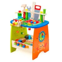 Дерев'яна іграшка Набір інструментів MD 1909 Верстат з інструментами для дітей (89 деталей)