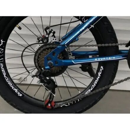 Спортивний велосипед TopRider 509 колеса 20 дюймів SHIMANO / 21 швидкість / синій