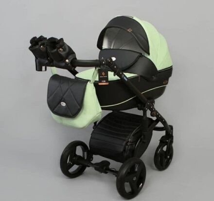 Універсальна дитяча коляска-трансформер Bellini з модульною системою 2в1 салатова