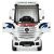Дитячий електромобіль вантажівка Mercedes-Benz Actros M 4208EBLR-1 білий **