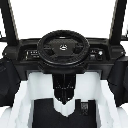Дитячий електромобіль вантажівка Mercedes-Benz Actros M 4208EBLR-1 білий **