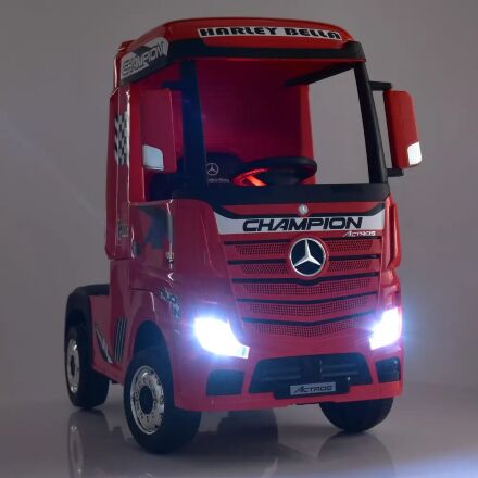 Дитячий електромобіль вантажівка Mercedes-Benz Actros M 4208EBLR-1 білий **